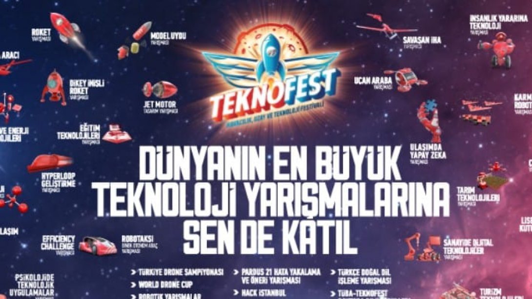 Teknofest 2023 Teknoloji Yarışmaları başvuruları başladı