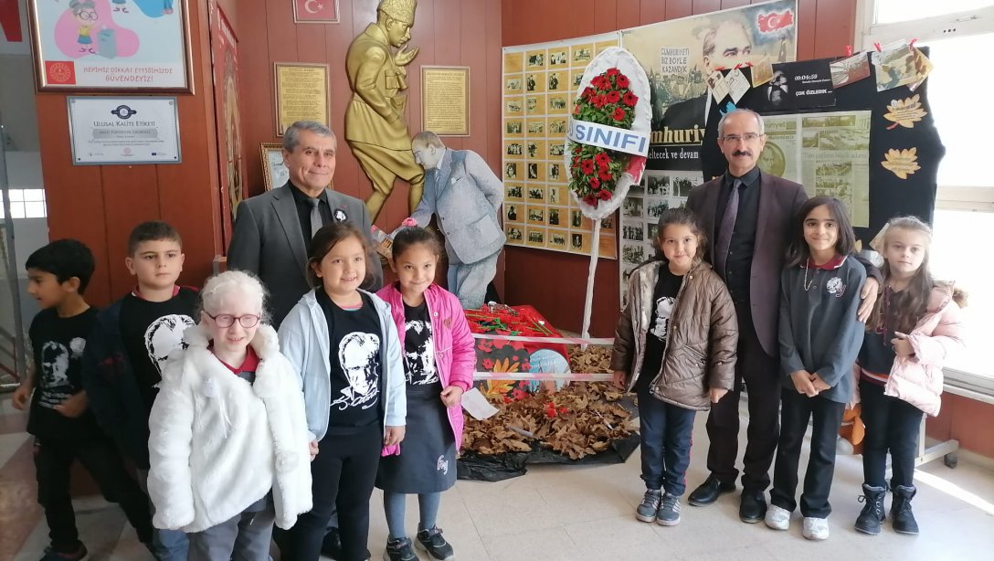 İlçe Milli Eğitim Şube Müdürümüz Yüksel BEROJE Halil Yurtseven İlkokulu'nu Ziyaret Etti