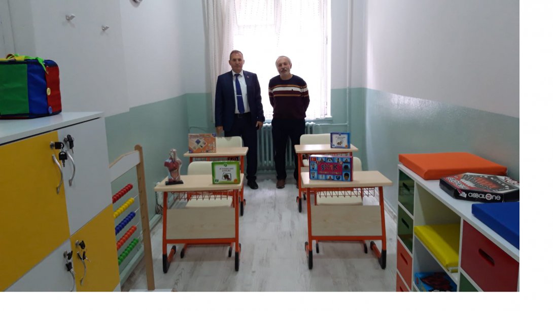 Cumhuriyet İlkokulumuz  bünyesinde açılması planlanan özel eğitim sınıfı hazırlıkları