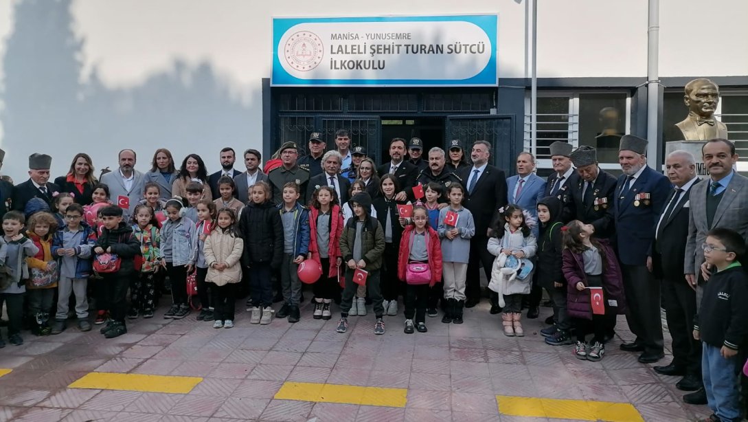 Şehit Turan SÜTCÜ'nün adı Laleli İlkokuluna verildi.